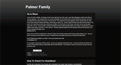 Desktop Screenshot of palmerfamily.org