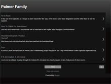 Tablet Screenshot of palmerfamily.org